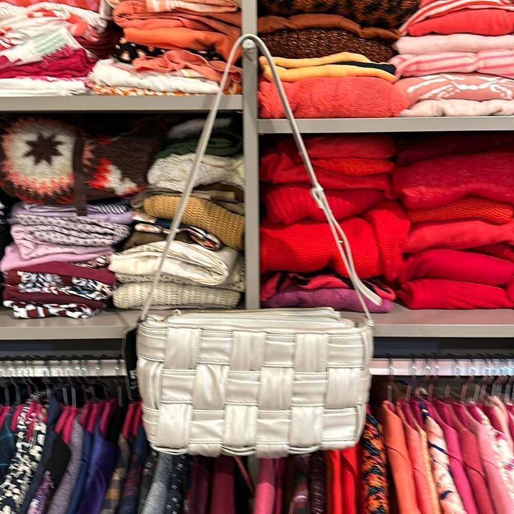 Ego gray shoulder bag